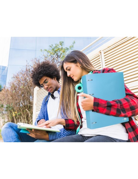 CARPETA LIDERPAPEL 4AN.MIXTAS 40MM PP.A4 CEL. OPACO