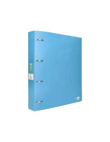 CARPETA LIDERPAPEL 4AN.MIXTAS 40MM PP.A4 CEL. OPACO