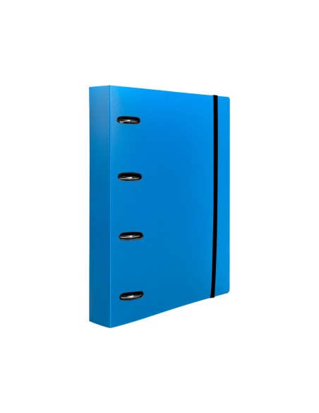 CARPETA RECAMBIO  A4 5MM 100H. 80G PP. 4AN.MIXTAS 25MM AZ.