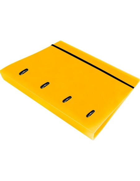 CARPETA RECAMBIO  A4 5MM 100H. 80G PP. 4AN.25MM AM.