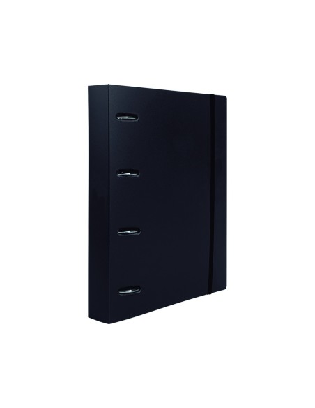 CARPETA RECAMBIO  A4 5MM 100H. 80G PP. 4AN.40MM NG.OPACO