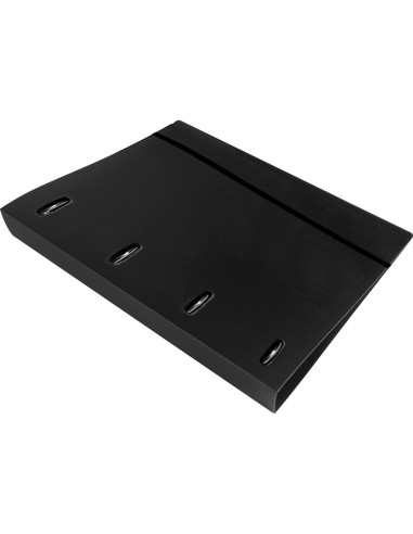 CARPETA RECAMBIO  A4 5MM 100H. 80G PP. 4AN.40MM NG.OPACO