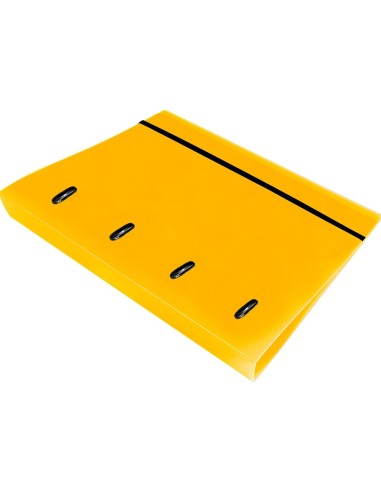 CARPETA RECAMBIO  A4 5MM 100H. 80G PP. 4AN.40MM AM. FLUOR