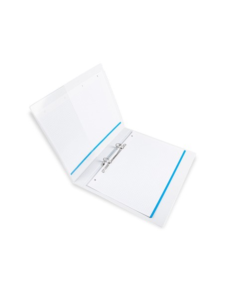 CARPETA CANGURO 2 A 16 MM PLASTICO DIN A4 BLANCO