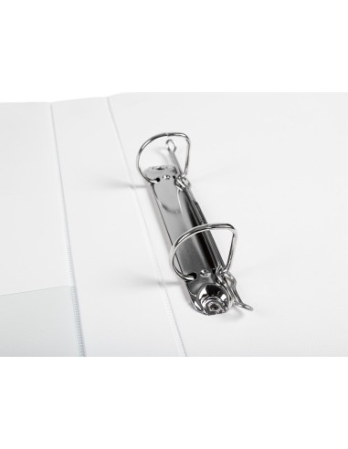 CARPETA CANGURO 2 A 25 MM PLASTICO DIN A4 BLANCO