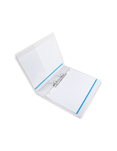 CARPETA CANGURO 2 A 25 MM PLASTICO DIN A4 BLANCO