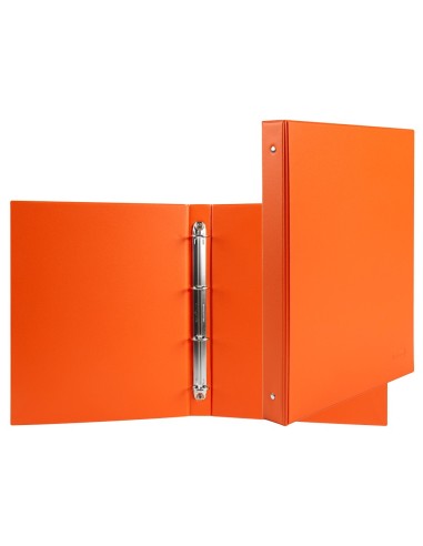 CARPETA 4º 4 ANILLAS 25 MM REDONDAS LIDER CARTON FORR PVC NJ