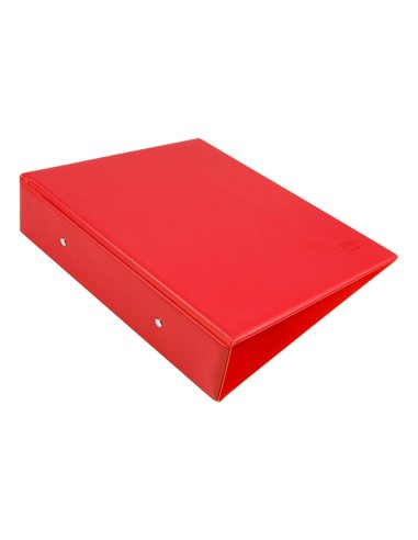 CARPETA 4º 4 ANILLAS 25 MM REDONDAS LIDER  CARTON FORR PVC NJ