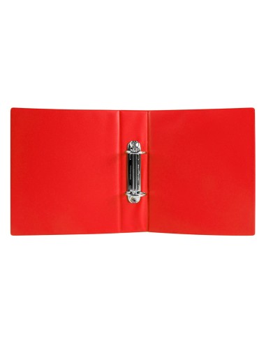 CARPETA 4º 4 ANILLAS 25 MM REDONDAS LIDER  CARTON FORR PVC NJ