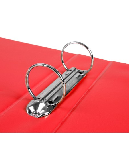 CARPETA 4º 4 ANILLAS 25 MM REDONDAS LIDER  CARTON FORR PVC NJ