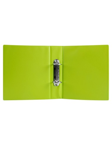 CARPETA 4º 4 ANILLAS 25 MM REDONDAS LIDER  CARTON FORR PVC VER