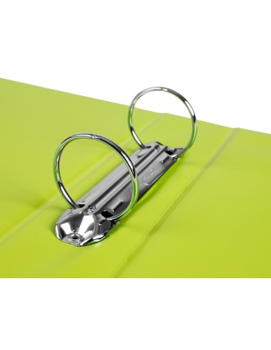 CARPETA 4º 4 ANILLAS 25 MM REDONDAS LIDER  CARTON FORR PVC VER