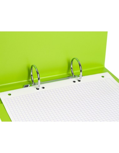 CARPETA 4º 4 ANILLAS 25 MM REDONDAS LIDER  CARTON FORR PVC VER