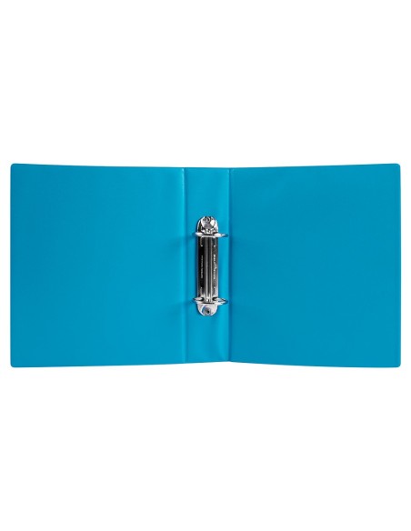 CARPETA 4º 2 ANILLAS 40 MM REDONDAS LIDER CARTON FORR PVC AZ