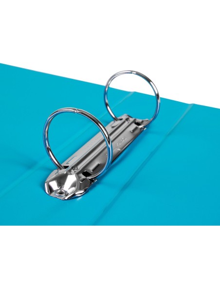 CARPETA 4º 2 ANILLAS 40 MM REDONDAS LIDER CARTON FORR PVC AZ