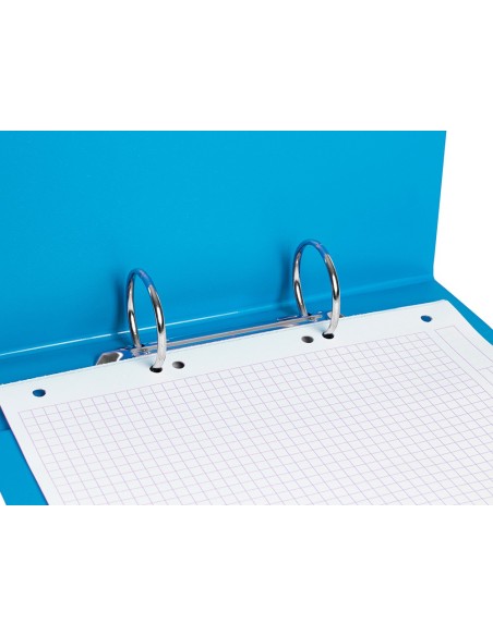 CARPETA 4º 2 ANILLAS 40 MM REDONDAS LIDER CARTON FORR PVC AZ