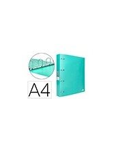 CARPETA LIDERPAPEL 4AN.MIXTAS 40MM PP.A4 VE. MANZANA OPACO 2