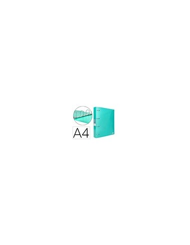 CARPETA LIDERPAPEL 4AN.MIXTAS 40MM PP.A4 VE. MANZANA OPACO