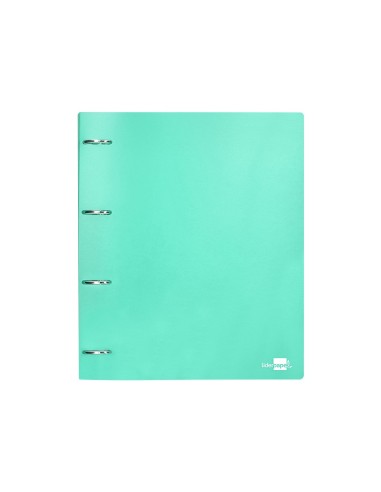 CARPETA LIDERPAPEL 4AN.MIXTAS 40MM PP.A4 VE. MANZANA OPACO