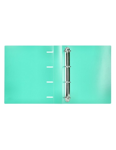 CARPETA LIDERPAPEL 4AN.MIXTAS 40MM PP.A4 VE. MANZANA OPACO