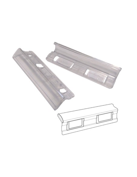 VISOR DE CRISTAL GIO CORTO CRISTAL TRANSPARENTE 8,5X1,5 CM