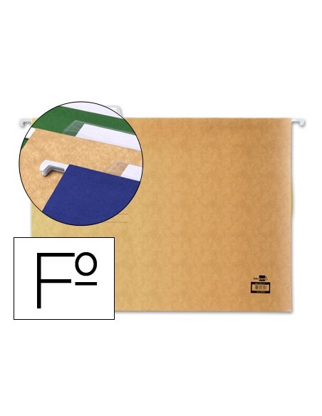 CARPETA COLGANTE FL VISOR SUP. LIDERPAPEL KRAFT