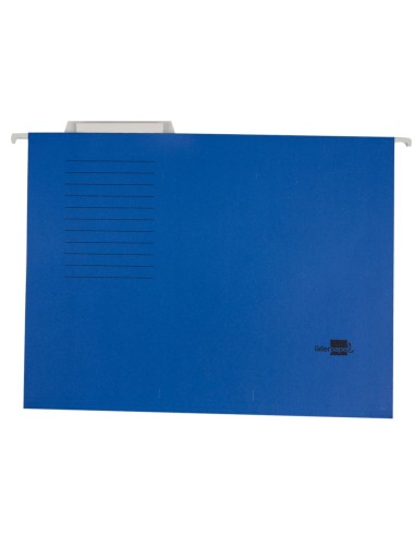 CARPETA COLGANTE A4 VISOR SUP. LIDERPAPEL AZUL