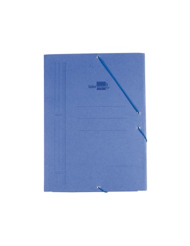CARPETA GOMAS LIDERPAPEL FL CARTON COMPACTO AZ.