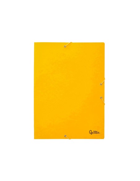 CARPETA GOMAS LIDERPAPEL FL SIMIL-PRESPAN 3 SOLAPAS AM.