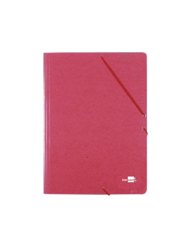 CARPETA GOMAS LIDERPAPEL FL CARTON PRESPAN 3 SOLAPAS RJ.