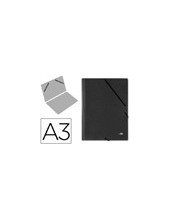 CARPETA PLANOS CARTON DIN A3 NEGRA 2