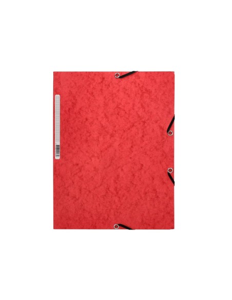 CARPETA GOMAS Q-CON. 320X243MM SIMIL-PRESPAN 3 SOLAPAS LOMO 15CM RJ.