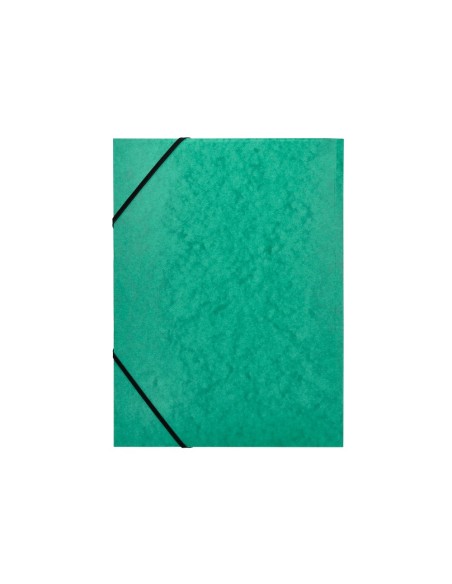 CARPETA GOMAS Q-CON. 320X243MM SIMIL-PRESPAN 3 SOLAPAS LOMO 15CM VE.