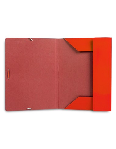 CARPETA GOMAS LIDERPAPEL FL PLASTIFICADO 3 SOLAPAS COL. SURT.