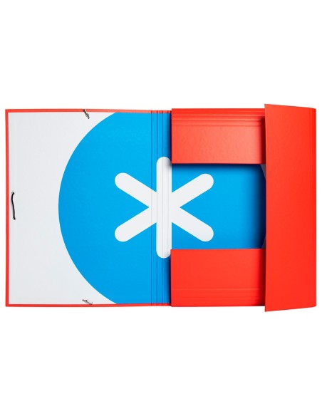 CARPETA GOMAS ANTARTIK A3 CARTON FORRADO 3 SOLAPAS SURT.