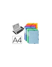 CARPETA GOMAS EXACOMPTA A4 CARTULINA ILUSTRADA 3 SOLAPAS COL.SURT. 2