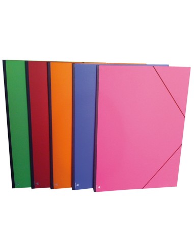 CARPETA PLANOS CLAIREFONTAINE A3 CARTON GOFRADO COL. SURT. C/GOMAS