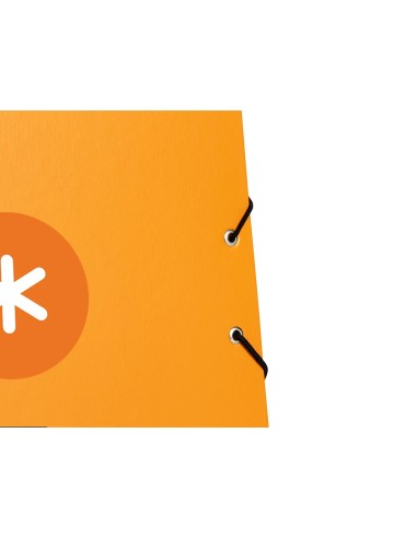 CARPETA  ANTARTIK GOMAS A4 3 SOLAPAS CARTON FORRADO MOSTAZA