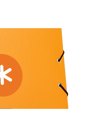 CARPETA  ANTARTIK GOMAS A4 3 SOLAPAS CARTON FORRADO MOSTAZA