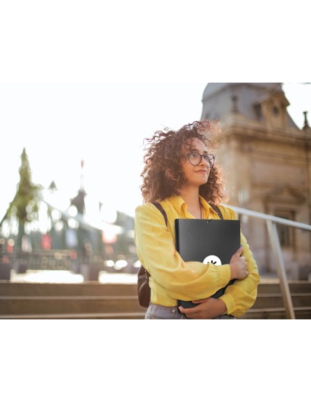 CARPETA GOMAS ANTARTIK FL CARTON FORRADO 3 SOLAPAS NG.