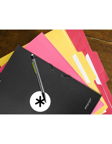 CARPETA GOMAS ANTARTIK FL CARTON FORRADO 3 SOLAPAS NG.