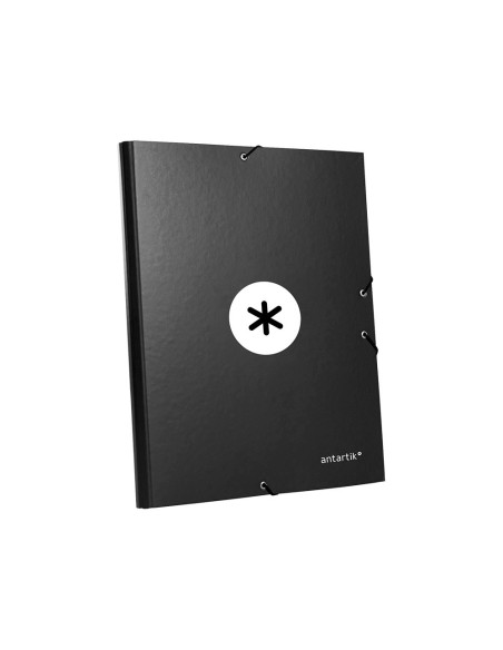 CARPETA GOMAS ANTARTIK FL CARTON FORRADO 3 SOLAPAS NG.