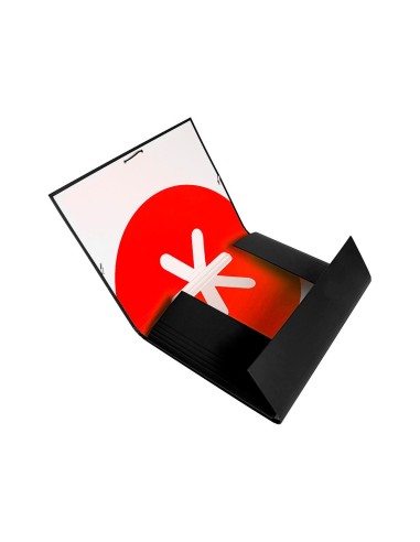 CARPETA GOMAS ANTARTIK FL CARTON FORRADO 3 SOLAPAS NG.