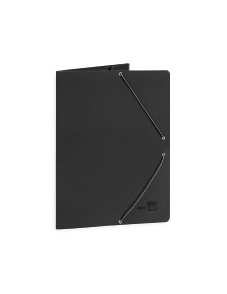 CARPETA  GOMAS FL. 3 SOLAPAS CARTON PLAST.NG.