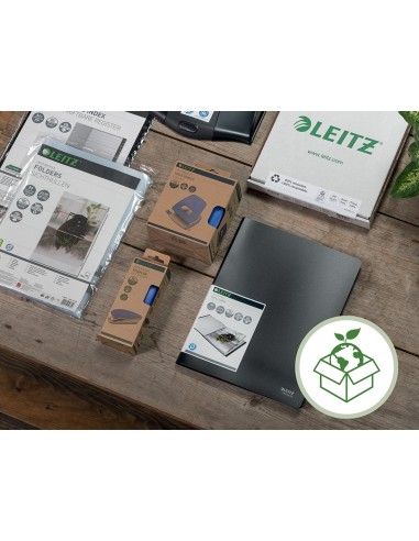 CARPETA LEITZ RECYCLE GOMAS A4 CARTON 100% AZ.