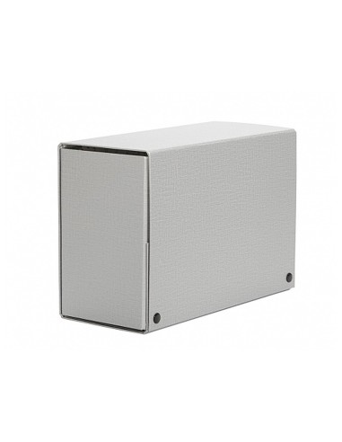 CARPETA PROYECTOS PARDO FL.LOMO 200 MM CARTON FORRADO GRIS BROCHE