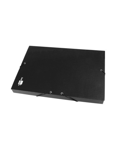 CARPETA PROYECTOS LOMO 3 CM NEGRA