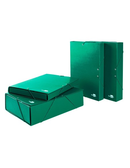 CARPETA PROYECTOS LOMO 3 CM VERDE