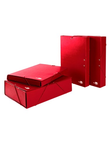 CARPETA PROYECTOS LOMO 3 CM ROJA