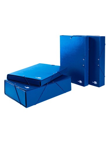 CARPETA PROYECTOS LOMO 3 CM AZUL